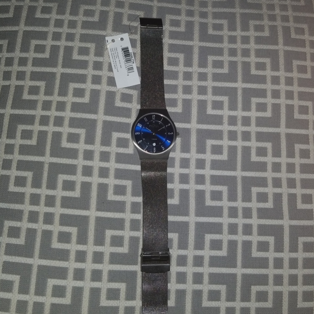 NWT ❤ Mens antique titanium skagen watch
